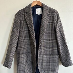 Madewell tweed blazer jacket - gently won - size xxs